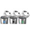 Alpine Industries 50 Gallon Stainless Steel Compost Bin, Recycling Can, and Trash Receptacle ALP475-50-R-T-CO - alternate 5